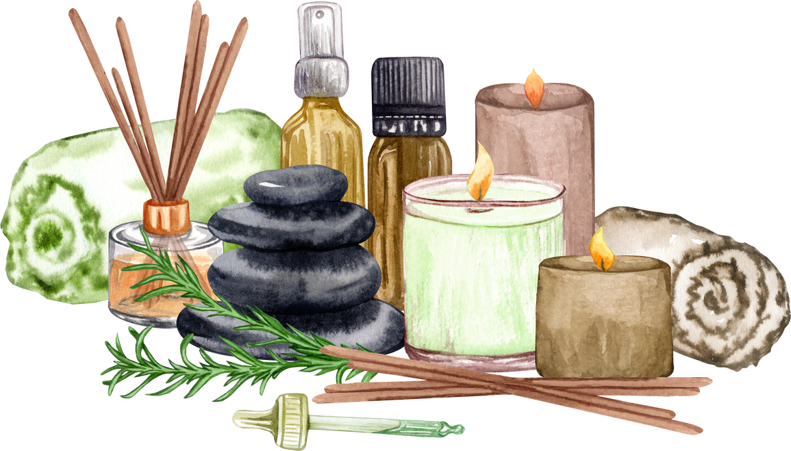 Aromatherapy Spa Illustration